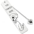 thumbnail image 6 of Corgi Bichon Dog Reading Bookmark - Cute Stainless Steel with Tassel Bookmarks for Dog Loving Lady Dog Loving Bookworm Retirement Back to School Reading Gift for Elder Leader Friend, 6 of 18