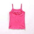 thumbnail image 2 of Zshosam Summer Tops for Teens Girls Double Lined Tank Tops Waist Length High Neck Racerback Sleeveless Teen Kids Active Casual Dance (Hot Pink,6-7 Years), 2 of 3