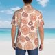 thumbnail image 4 of Balery Mushrooms2 Camisas hawaianas de manga corta para hombre, camisas playeras de corte holgado, camisas de vacaciones con botones,3X-Large, 4 of 7