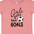 thumbnail image 4 of Inktastic Girls Gotta Have Goals Soccer Girls Baby T-Shirt, 4 of 5