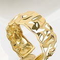 thumbnail image 2 of Finger Band Dress Up Adjustable Charming Concave-Convex Irregular Wide Ring, 2 of 5
