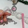 HELEVIA Multifunctional Contact Lens Tweezers and Suction Cup Spoon Set Contact Lens Remover Contact Lens Inserter RemoverV