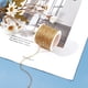 thumbnail image 4 of Cadenas de hierro dorado de 9,7 m para collares, eslabones planos en forma de O, para joyería artesanal, para hacer collares, pulseras y joyas, 3 x 2,2 x 0,6 mm., 4 of 9