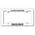 thumbnail image 2 of Smart Blonde  6 x 12 in. Sailing Novelty Metal License Plate Frame LPF-123, 2 of 2