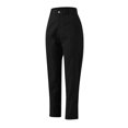 thumbnail image 6 of Hpapadks Casual Pants for Women High Waist Straight Leg Solid Color Slacks Slacks for Women Black M, 6 of 7