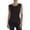 Black, variant on We The Free Womens Uptown Peplum V-Hem Casual Top
