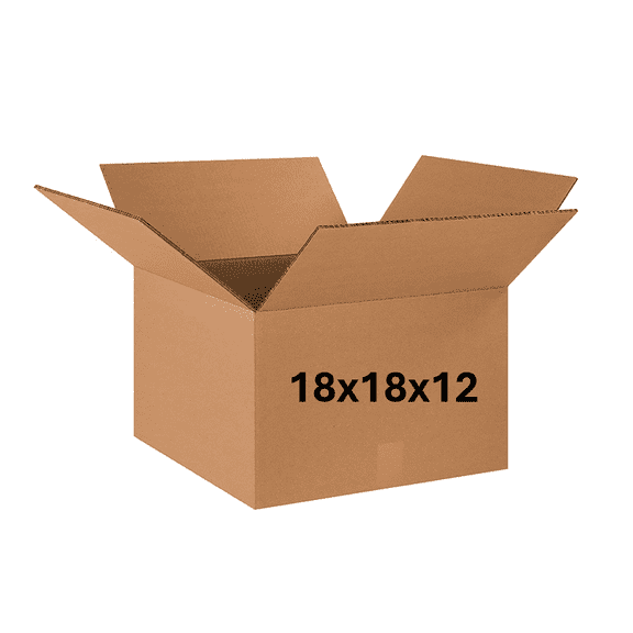 18x18x12 (200 lb strength) | SINGLE CARDBOARD BOX