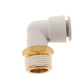 thumbnail image 2 of Adaptador De Conector De Tubos De Plástico Latón NPT Rosca De ángulo Codo Neumático SKQ2L16-06-S Gloria Conector neumático, 2 of 5