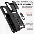 thumbnail image 4 of KOMI for Samsung Galaxy A16 5G Case with HD Screen Protector & Slide Camera Cover & Kickstand, Samsung A16 5G Case [Military-Grade] Phone Case for Samsung Galaxy A16 (Black), 4 of 5
