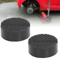 thumbnail image 5 of 2 Pcs V Shape Slotted Jack Rubber Pad - Universal Frame Rail Protector & Reusable Jack Lift Puck for Car Maintenance, Vehicle Frame Protection, 2 Pack, 5 of 9