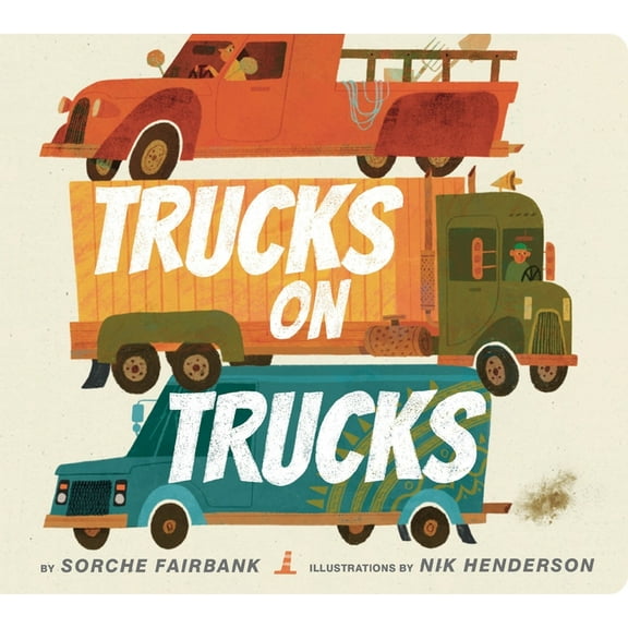 Trucks on Trucks, (Board Book)