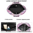 thumbnail image 3 of Colorful Butterfly Pattern Duffel for Women, Cute Artistic Travel Bag, Lightweight Weekender with Floral Print, 3 of 5