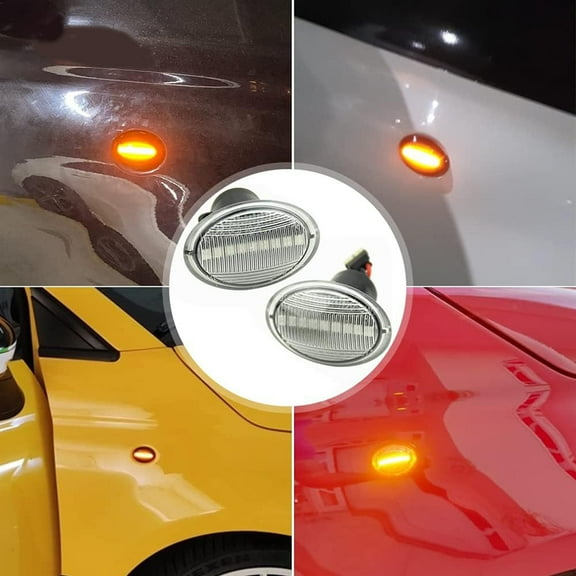 LED Side Indicator Lamp For Fiat 500 2007-2021