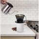 thumbnail image 4 of Fino Pour-Over Filtro de preparación de café Cono Número 1 Tamaño Negro Prepara 1 a 2 porciones Juego de 2, 4 of 6