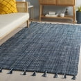 thumbnail image 2 of SAFAVIEH Montauk Ombre Solid Area Rug, Navy, 6' x 6' Square, 2 of 8