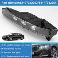 thumbnail image 5 of For 7G11 740i 750i 2016-2019 Daytime Running Lights Front Bumper Lights Daytime Running Lights 63177342953 Left, 5 of 5