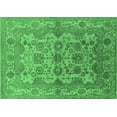 thumbnail image 1 of Ahgly Company Indoor Rectangle Oriental Emerald Green Industrial Area Rugs, 8' x 12', 1 of 4