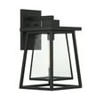 thumbnail image 4 of Denver 1-Light Outdoor Wall Lantern in Matte Black, 4 of 5