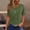 Army Green#2, variant on LEBONYARD Summer Tops for Women 2024,Women's Casual Solid Color Medium Short Sleeve V-Neck Top Orange S