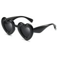 thumbnail image 5 of Only Moment Oversized Sunglasses Womens Plastic Trendy Sun Glasses Polarized UV400 Protection Fashion Sunglasses Black One Size, 5 of 8