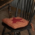thumbnail image 6 of Primitive Chair Pad Country Star Seat Cushion TCC Brands, 6 of 8
