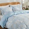 thumbnail image 5 of Gogreen King Duvet Cover Set, Soft & Breathable Microfiber 3 Pieces King Bedding Sets, Pattern King Comfy Duvet Cover Set, with Zipper Closure (King), 5 of 8