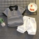 thumbnail image 1 of Ropa para niños, conjunto de camisa Polo para niños, camiseta de manga corta a la moda, ropa de verano para niños, conjunto deportivo de dos piezas, 1 of 5