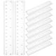 thumbnail image 1 of 10 reglas de plástico transparente, regla de arquitecto, regla de medición transparente, suministros de oficina, regla de plástico pequeña, regla flexible, regla de escala, 1 of 7