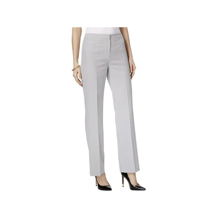 - Kasper Womens Kate Seersucker Pinstriped Dress Pants