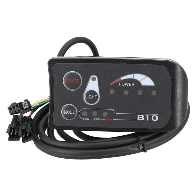 Electric Bicycle E-Bike 24V/36V/48V 810 Led Display Controller Plastic Panel