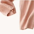 thumbnail image 4 of BiZtdJrK Womens Cotton Linen Straight Leg Pants Solid Casual Elastic Waist Trousers Summer Lightweight Palazzo Pants Going Out Beach Outfits Sales for Today on Walmart Pink XL, 4 of 7