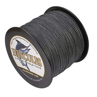  HERCULES Super Strong 500M 547 Yards Braided Fishing Line 40  LB Test For Saltwater Freshwater PE Braid Fish Lines 4 Strands - Blue, 40LB