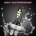 thumbnail image 4 of 4x H7 Led Headlight Bulb Kit High Low Beam 120w 60000lm Super Bright 6000k White, 4 of 5