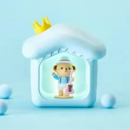

Toyella Bear Pat Light Cute Silicone LED Bedside Night Light Eye Protection Rechargeable 4Style