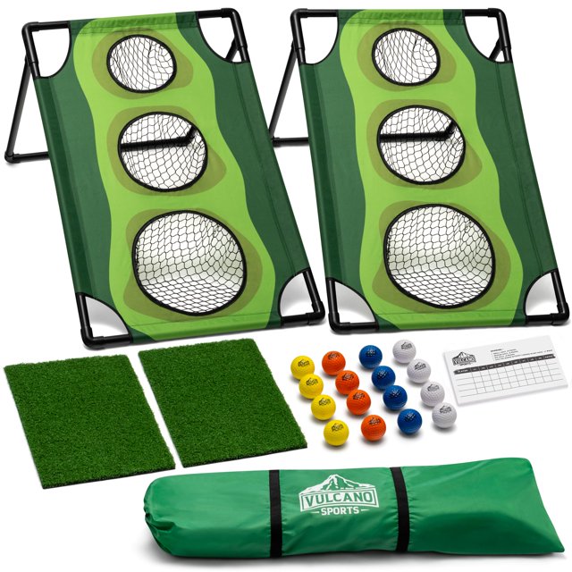 Golf Cornhole Game Vulcano Sports, par 1, con 16 pelotas de espuma