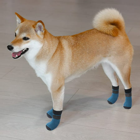 Dog Socks Traction Control Anti Slip, Indoor Dog Booties For Hardwood Floors