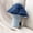 Blue, variant on Phantoscope Mushroom Shaped Throw Pillow, Teddy Fleece Plush Decorative Accent Cushion, 16 x 14 inch, Dark Coffee, Cute Summer Home Decor for Couch, Sofa, Bed & Chair