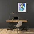thumbnail image 3 of Sheena Pike Art 12x14 White Modern Wood Framed Museum Art Print Titled - You Hold the Key Love Birds Collection, 3 of 4