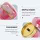 thumbnail image 3 of Japanese Style Tea Canister Portable Tea Jar Round Tinplate Canister Face Power Storage Box, 3 of 4