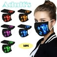 thumbnail image 2 of Dsscvnef 50PC Adult'S Butterfly Printed Mask Disposable Protective Face, 2 of 5