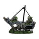 thumbnail image 3 of Decoración de acuario, adornos para peceras, decoración de naufragio, barco hundido para tanques de agua dulce y salada, barco pirata, 3 of 5