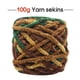 thumbnail image 5 of Advancent Hilo de tejer de 100g, bufandas de hilo para tejer a mano, gorro, gorro, hilos de ganchillo tejidos a mano, accesorio de costura para Artesanía No.20 Advancent HA009091-20, 5 of 5