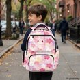 thumbnail image 6 of Psesaysky Watercolor Cherry Blossom Print with Gradient Effect Travel Bag with Large Capacity, Lightweight Smooth Zippers 17 Inch Bookbag for School High School, 6 of 9
