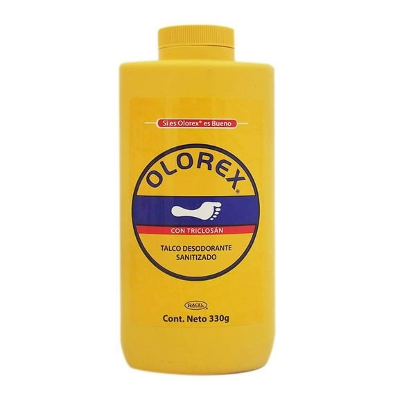 Talco desodorante Olorex con triclosán 330 g