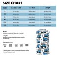 thumbnail image 6 of Uemuo Blue Excavator Pattern Men's Sleeveless T-Shirt,Muscle Athletic Tank Top, Moisture-wicking Quick-dry Breathable Classic Tee Top for Gym Run Outdoor Sports-, 6 of 8
