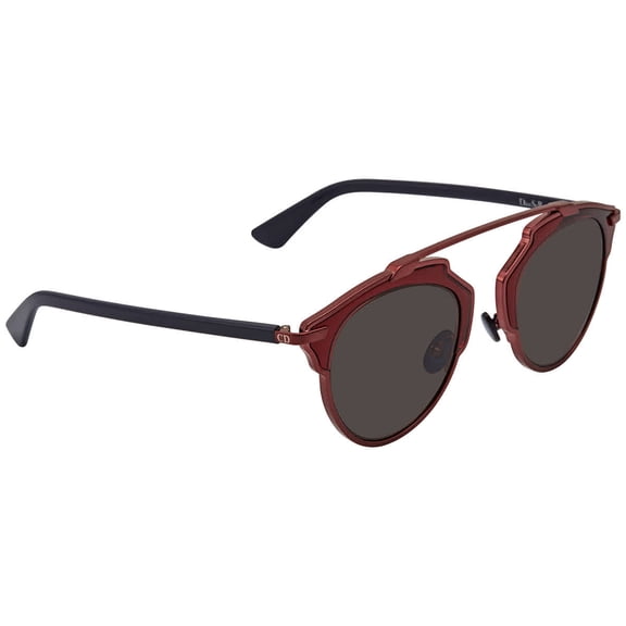 Dior Dark Mauve Oval Unisex Sunglasses DIORSOREAL 0NSZ 48
