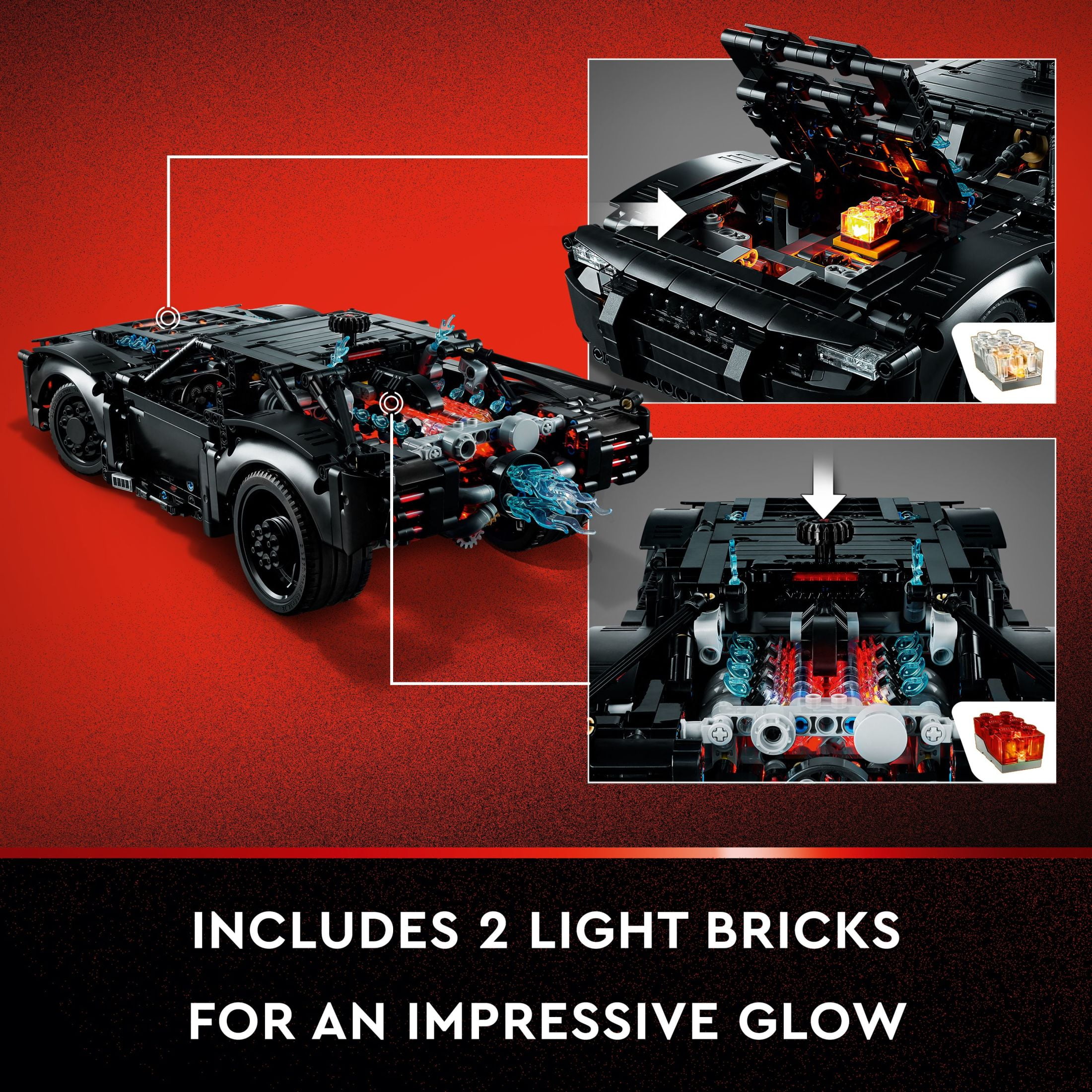 LEGO 42127 Technic THE BATMAN BATMOBILE Model Building Kit (1,360 Pieces)