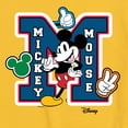 thumbnail image 3 of Disney - Mickey Mouse - Large Letter M - Youth Short Sleeve Graphic T-Shirt, 3 of 5