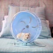 WXLCISI Silent Hamster Wheel Large Small Animal Exercise Wheel With Stand | Blue Design | Easy Installation For Hamsters
