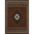 thumbnail image 1 of 1 Pi 11 Po x 7 Pi 4 Po Manhattan Tucson Runner Rug&44; Brun, 1 of 1